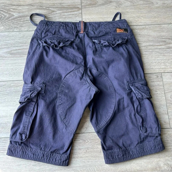 Superdry CRG Navy Cargo Shorts - Picture 13 of 15